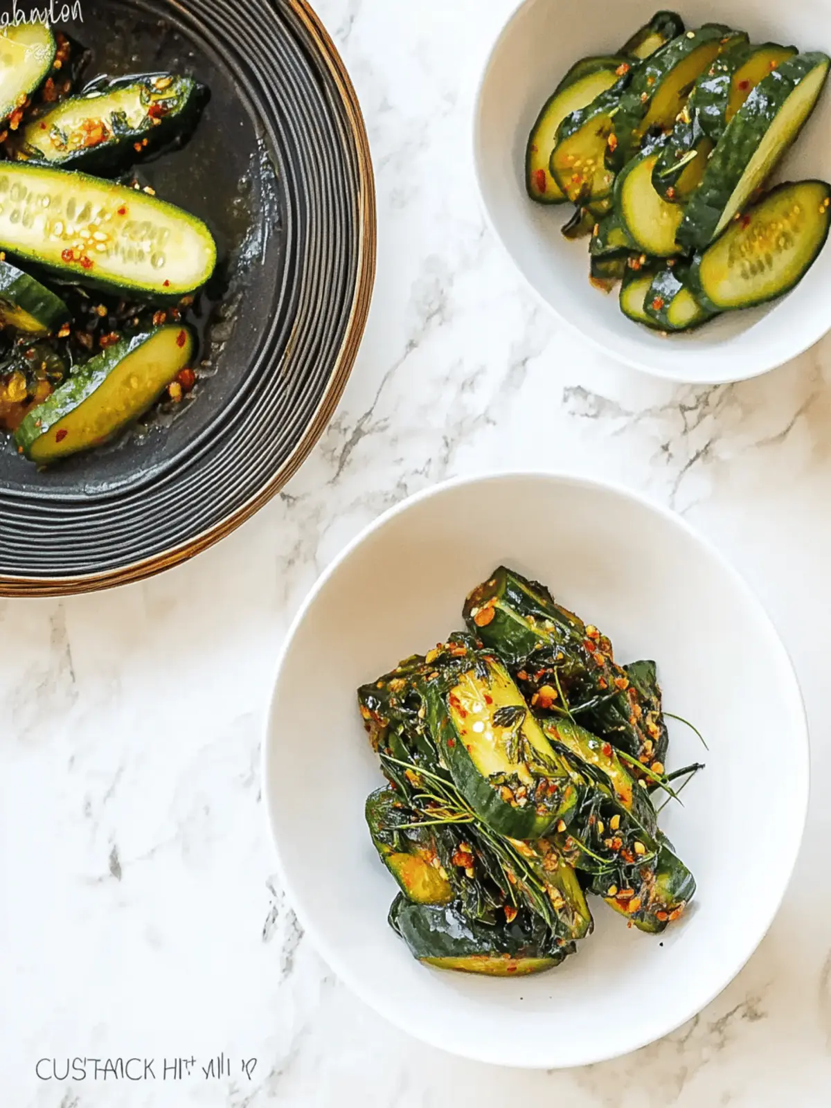 Crunchy Vegan Cucumber Kimchi with Chives – Refresh Your Meals 3 Cucumber Kimchi with Chives – Vegan