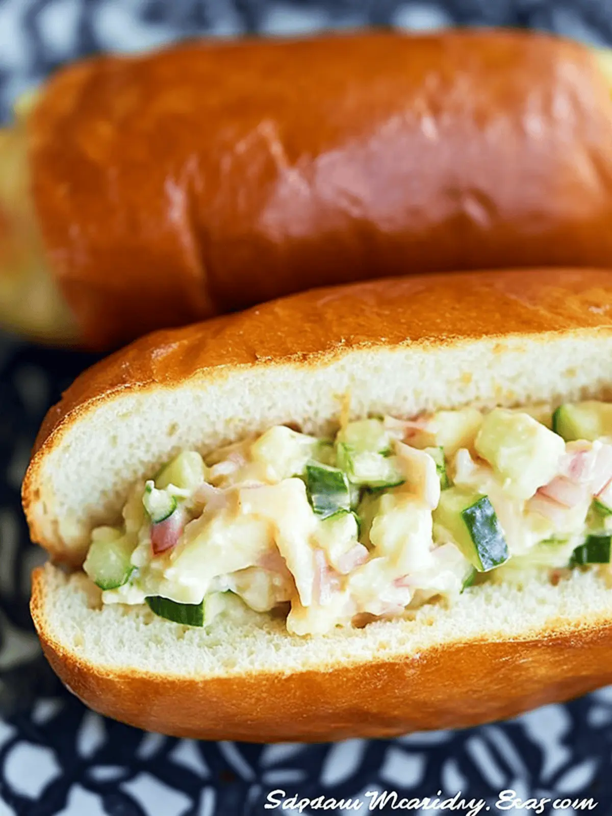 Korean Potato Salad Sandwich (Salada Ppang 사라다빵)
