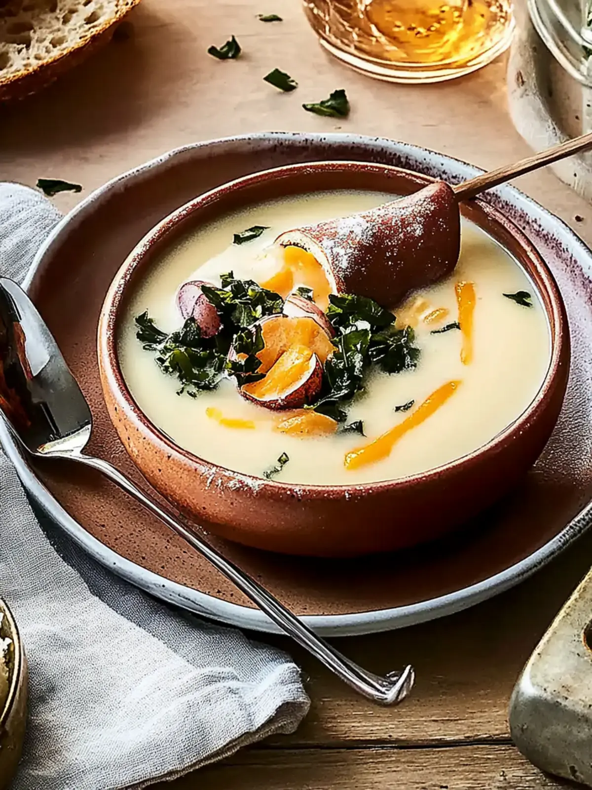 Slow-Cooker Cheddar Soup
