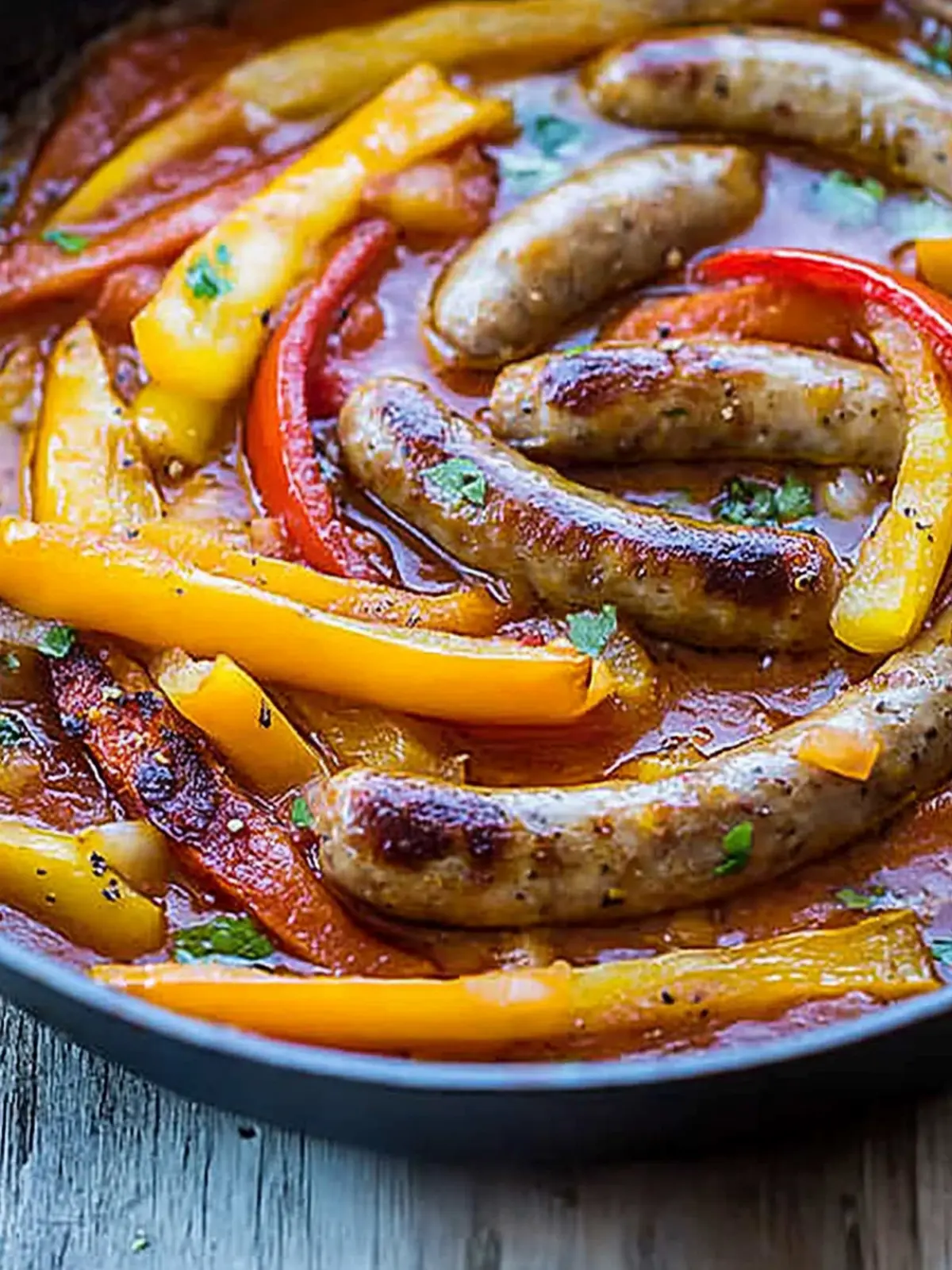 Italian Sausage and Peppers in an Hour: Comfort Made Easy 4 Italian Sausage and Peppers in an Hour!