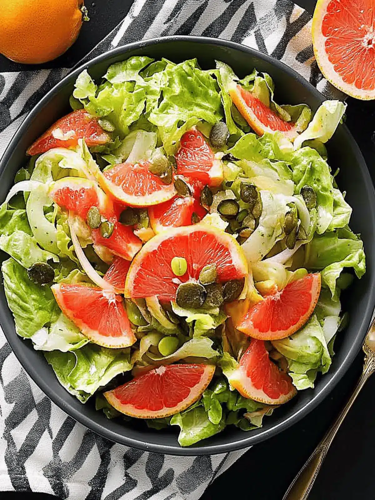 Grapefruit Lettuce Salad
