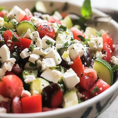 Chopped Greek Salad: A Fresh, Flavor-Packed Delight 9 Chopped Greek Salad