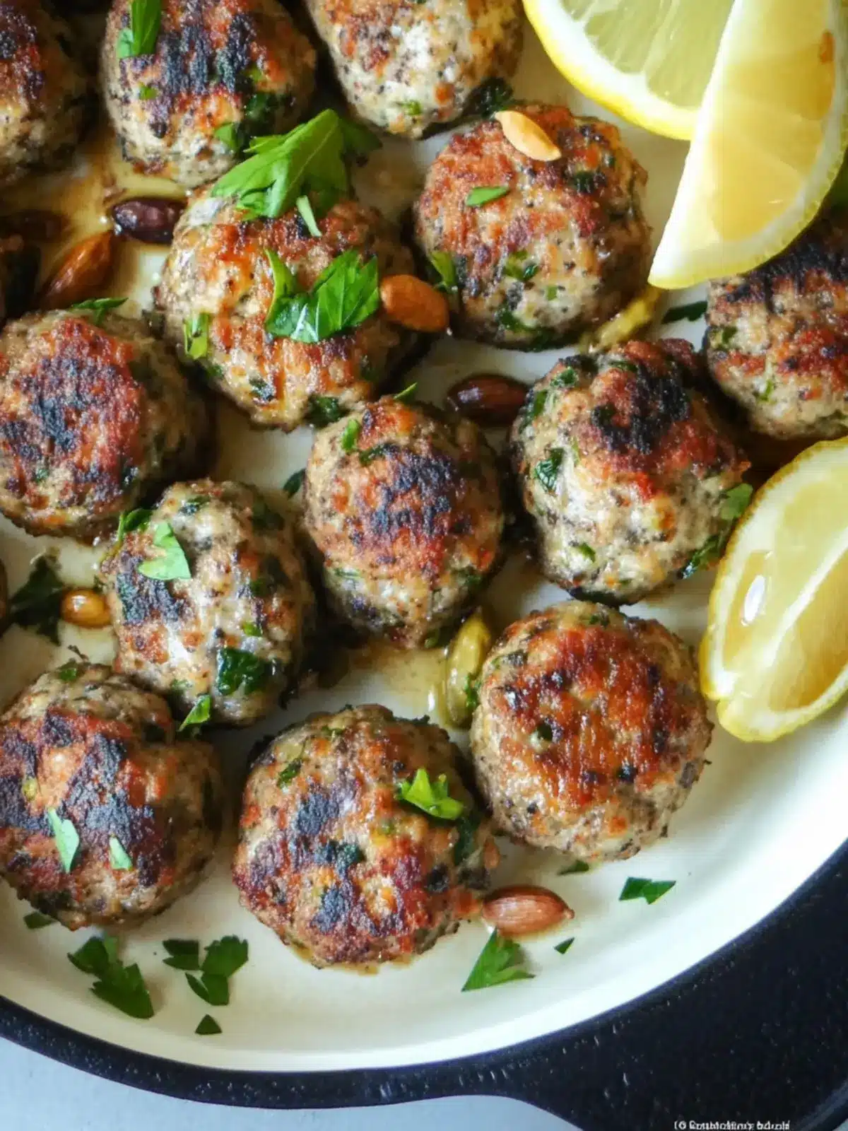 Savory Moroccan Meatballs with Cardamom and Lemon Bliss 3 Moroccan Meatballs with Cardamom and Lemon