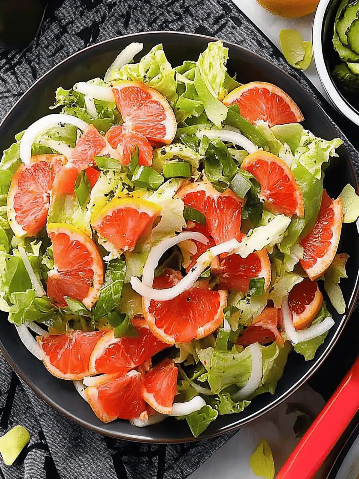 Grapefruit Lettuce Salad