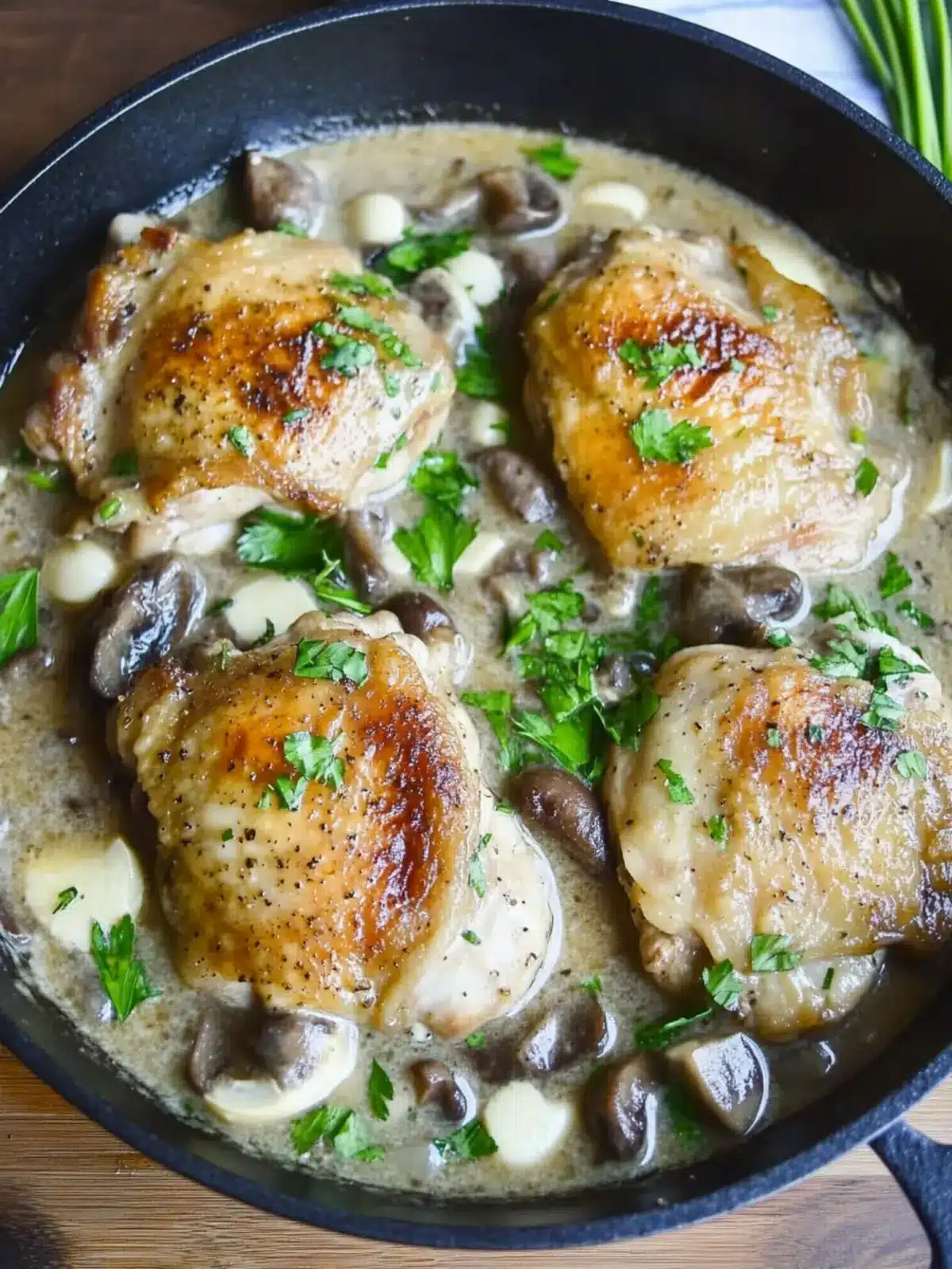 Savor Cozy Nights with Chicken Thighs Marsala Delight 2 Chicken Thighs Marsala