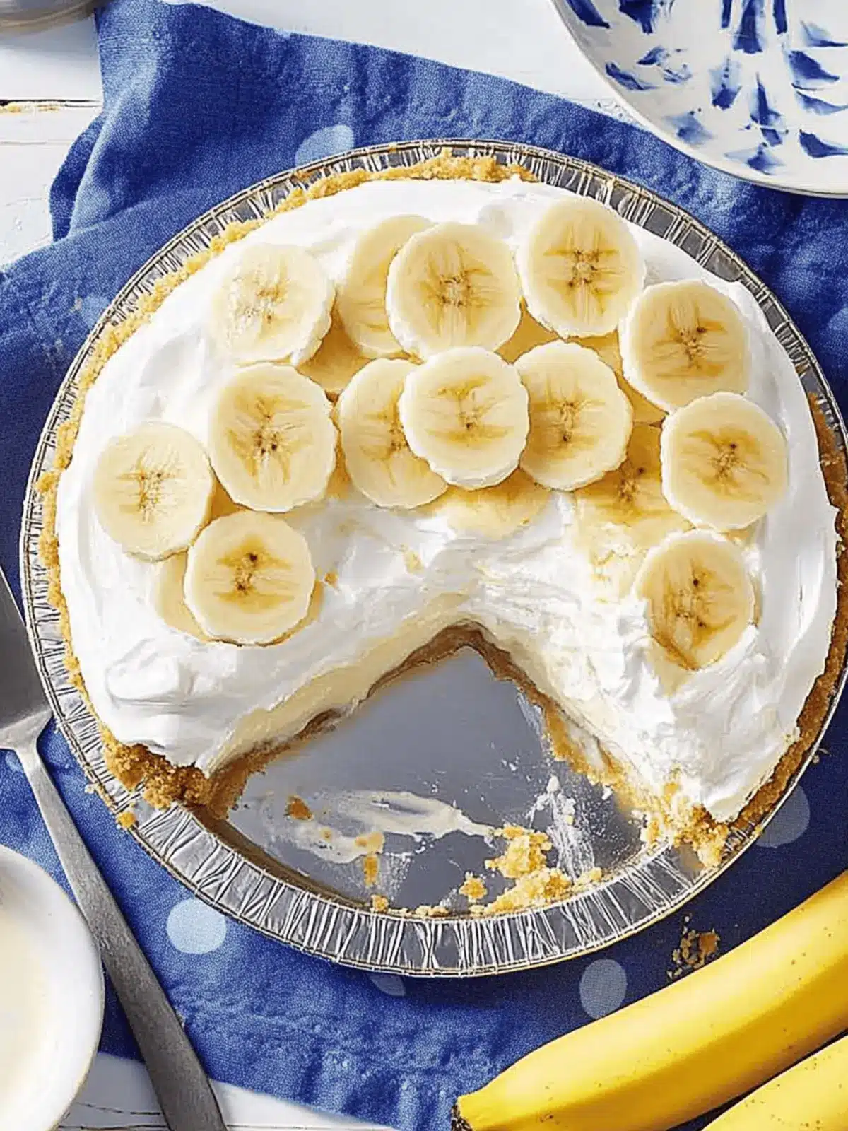 Banana Cream Pie with Pudding