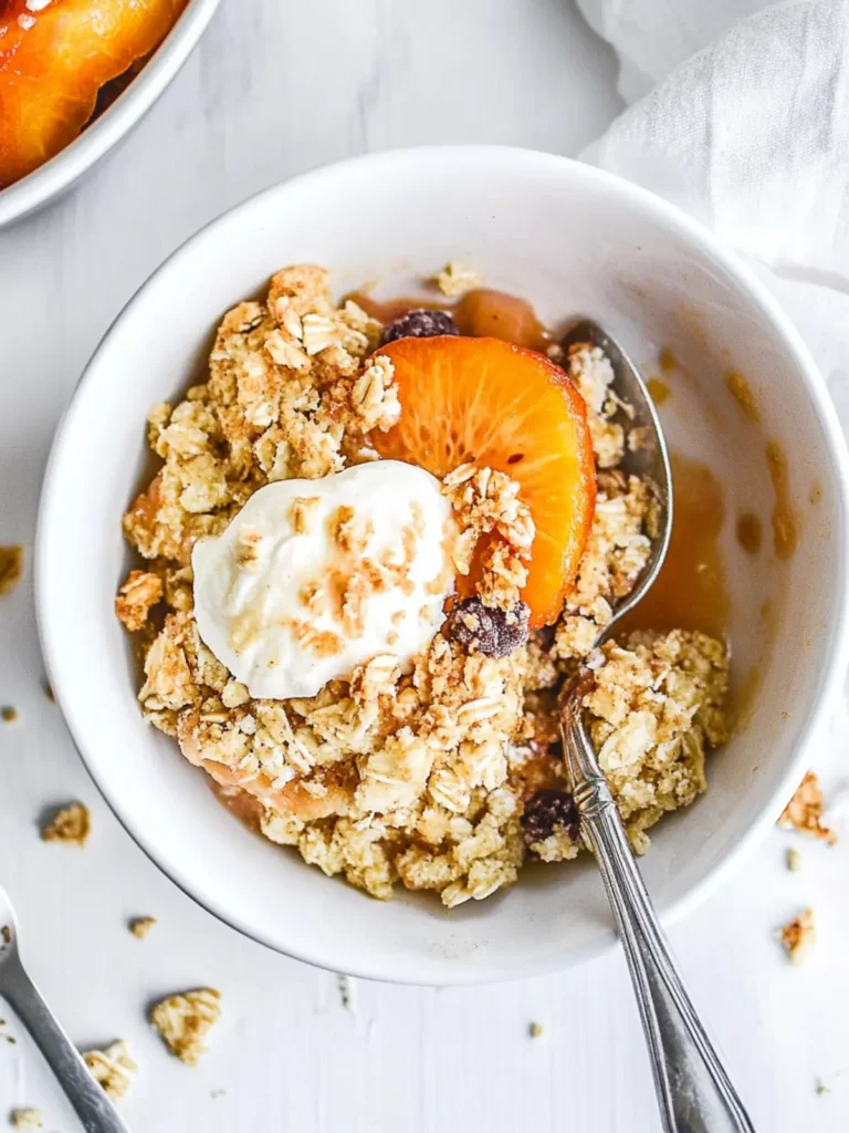 Delicious Breakfast Fruit Crisp: Healthy & Wholesome Start 2 Breakfast Fruit Crisp
