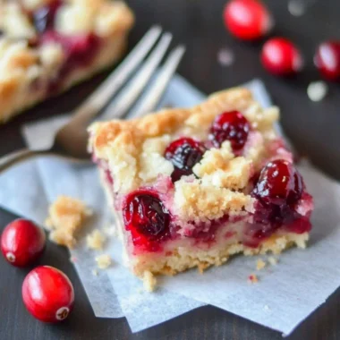 Delicious Fresh Cranberry Bars: Your Fall Dessert Delight 10 Fresh Cranberry Bars