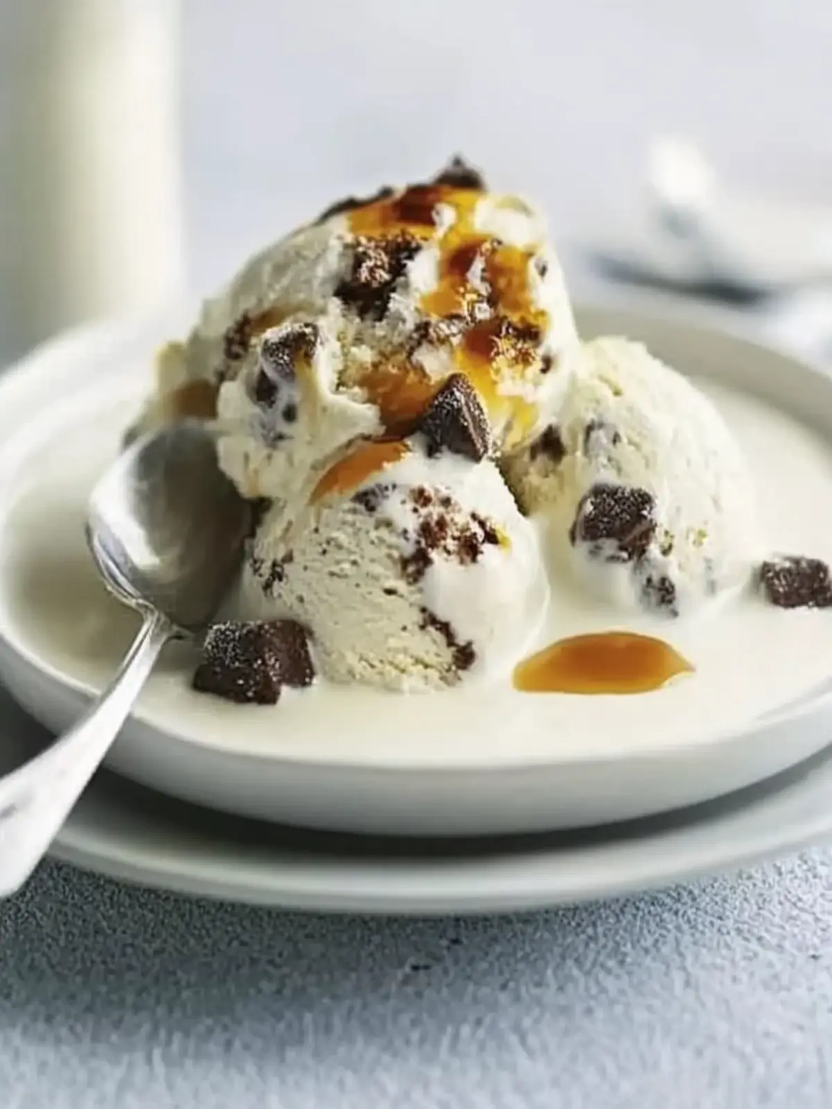 Christmas pud ice cream