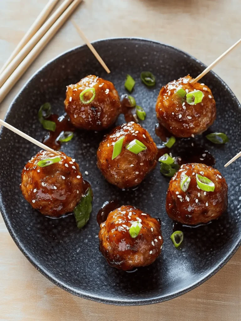 Korean-Style Cocktail Meatballs
