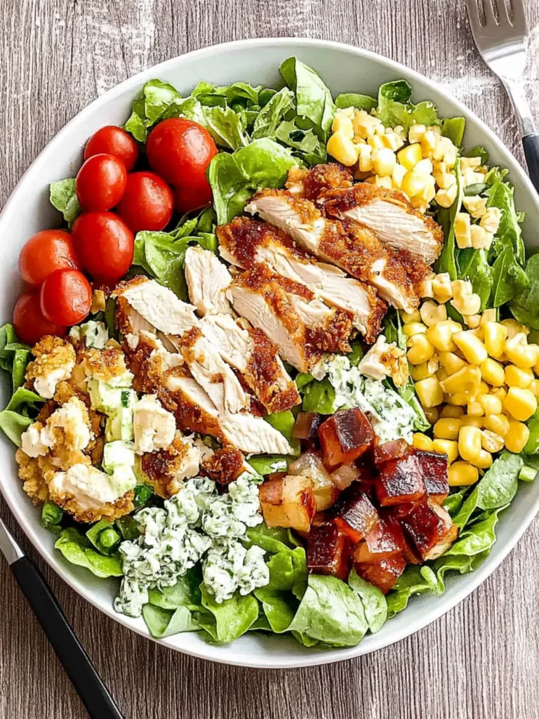 Fried Chicken Cobb Salad: Your New Favorite High-Protein Meal 3 Fried Chicken Cobb Salad