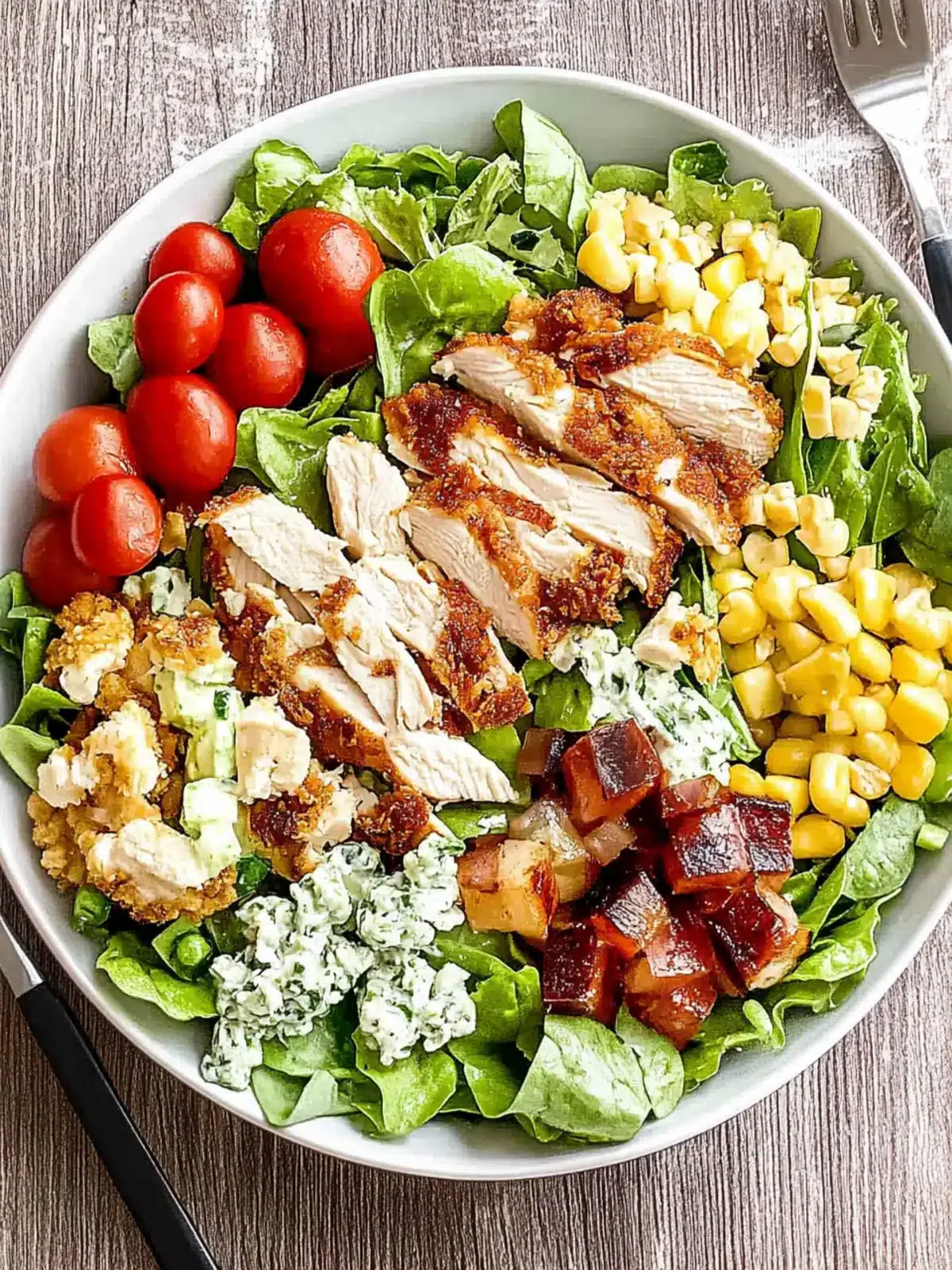 Fried Chicken Cobb Salad