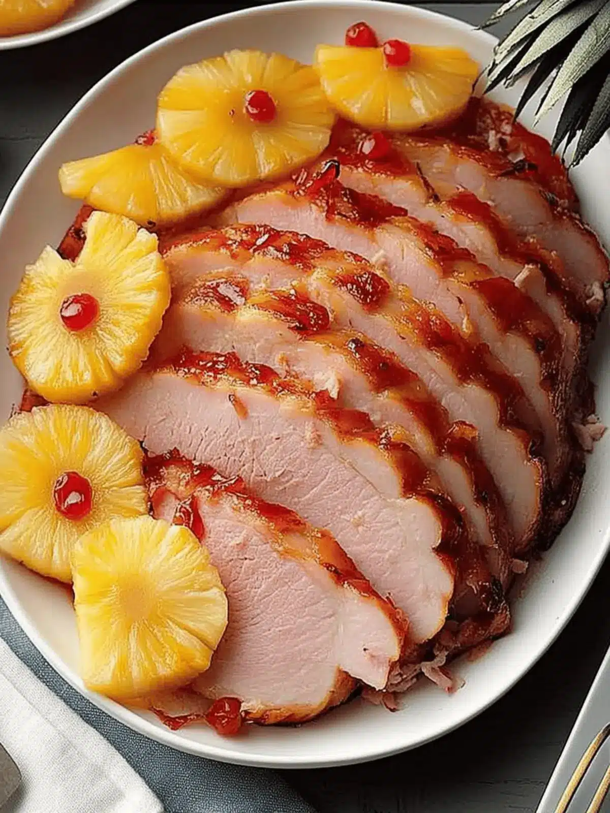 Baked Ham with Pineapple