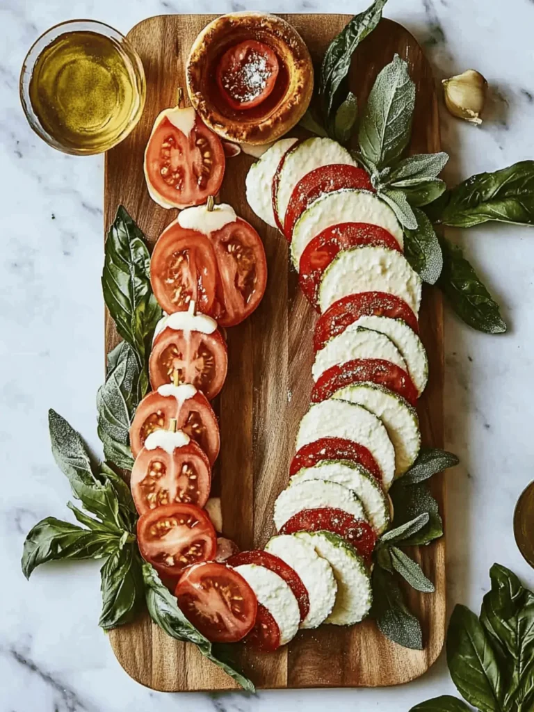 Deliciously Festive Candy Cane Caprese Board Recipe 3 Candy Cane Caprese Board