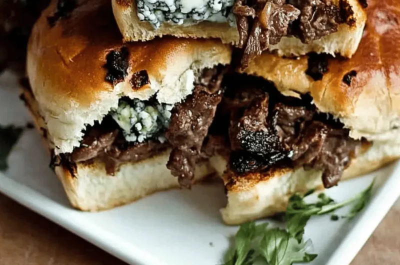 Beef and Blue Cheese Sliders