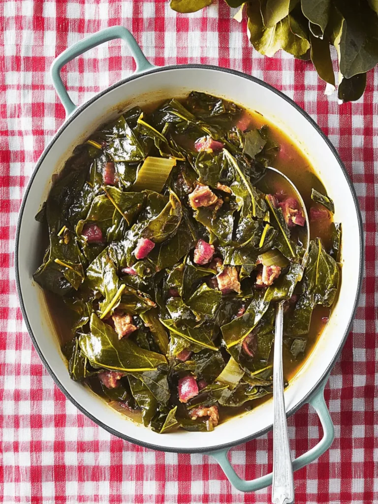 Savory Braised Greens with Bacon for Ultimate Comfort Food 4 Braised Greens