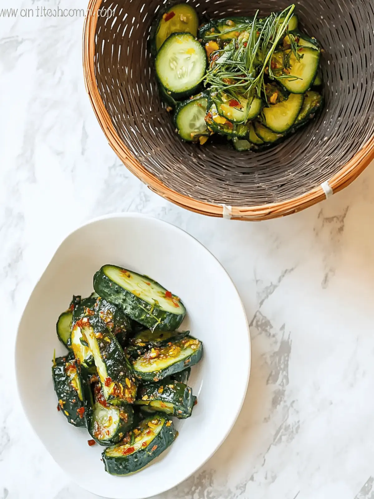 Crunchy Vegan Cucumber Kimchi with Chives – Refresh Your Meals 2 Cucumber Kimchi with Chives – Vegan