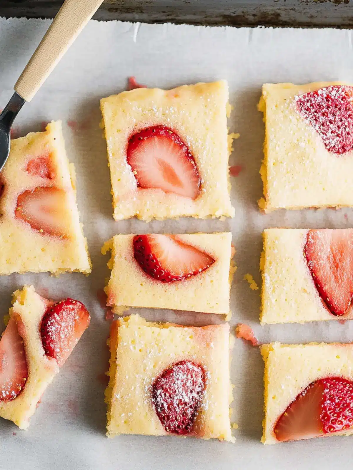 Strawberry Sheet Pan Pancakes