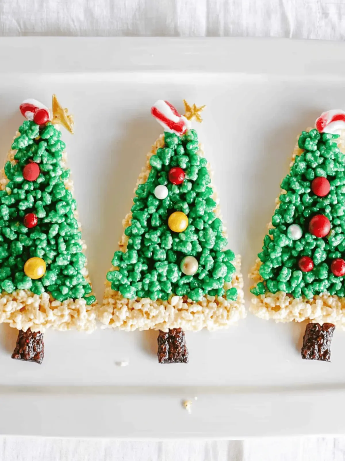 Rice Krispie Christmas Trees
