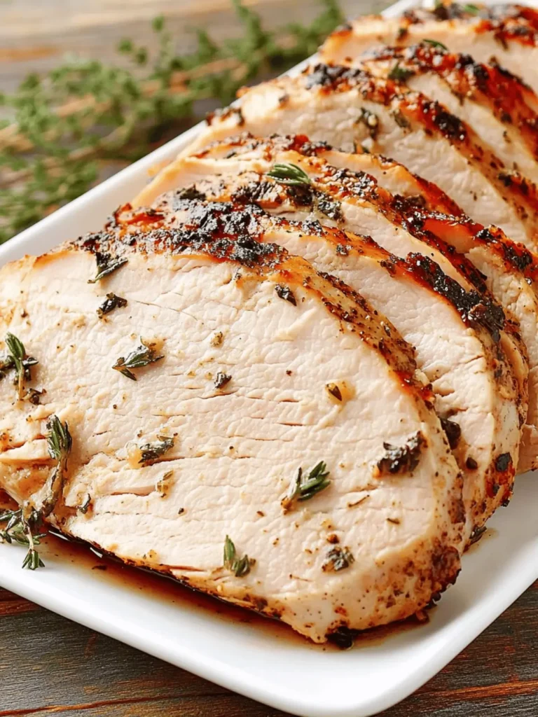 Juicy Air Fryer Garlic Herb Turkey Breast in Just 30 Minutes 3 Air Fryer Garlic Herb Turkey Breast
