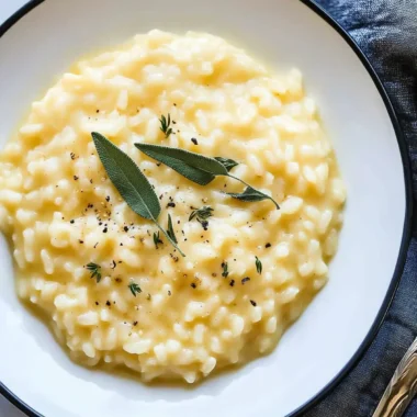 Instant Pot Cheddar Risotto with Fresh Sage in Just 20 Minutes 10 Instant Pot Cheddar Risotto with Fresh Sage