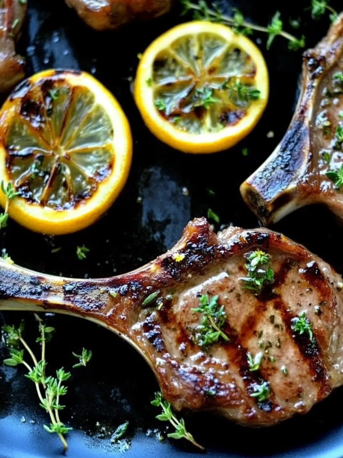 Easy Lemon Thyme Lamb Chops