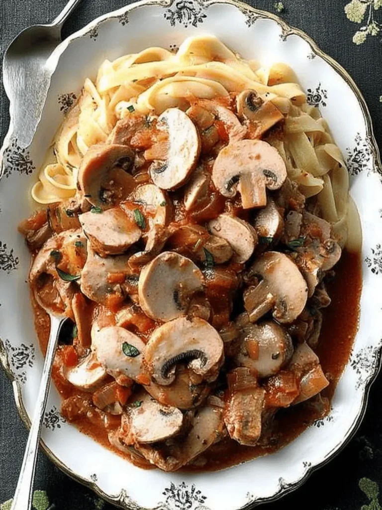 Pressure-Cooker Mushroom Pork Ragout