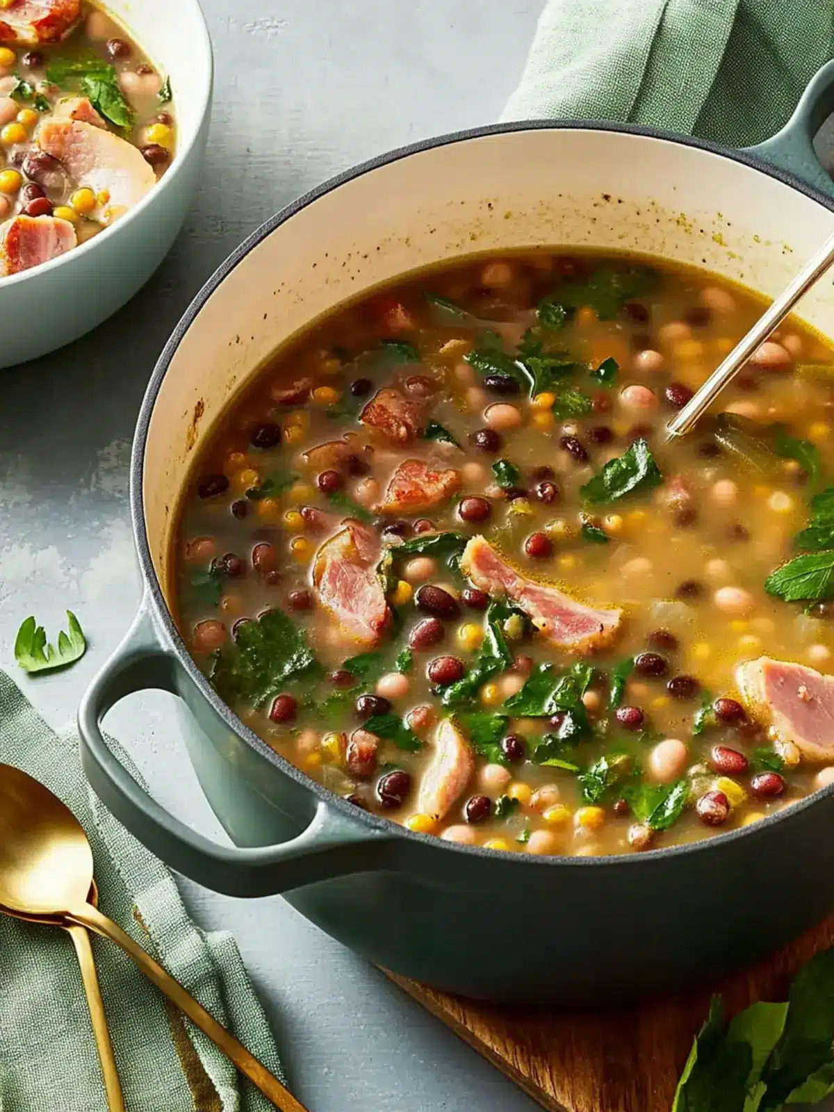Black-Eyed Pea Soup With Ham Hocks