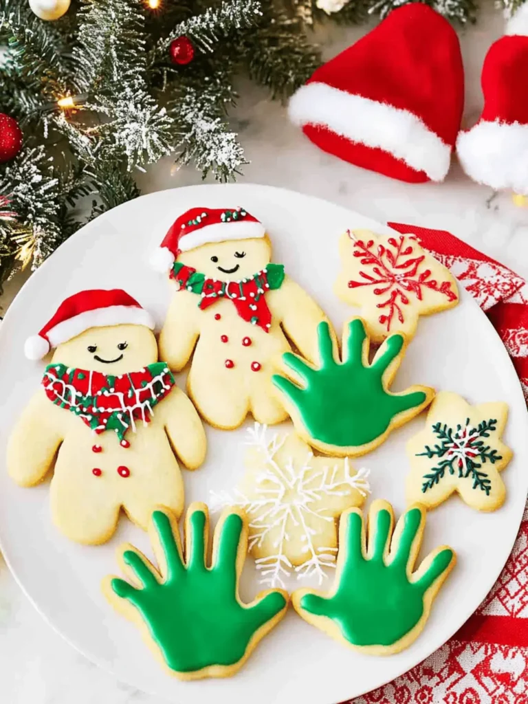 Fun Christmas Cookies | Handprint Sugar Cookies for the Holidays