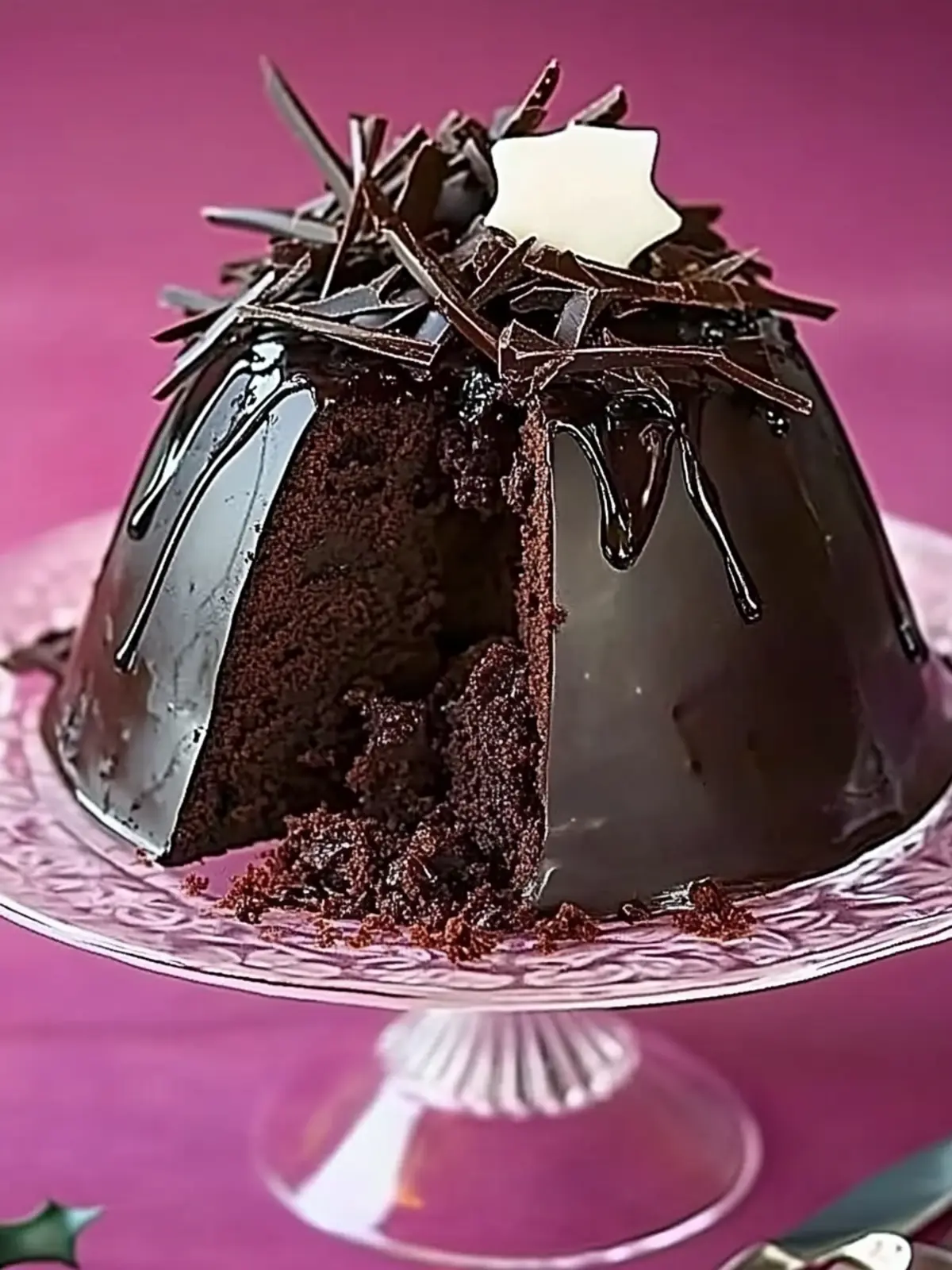Chocoholic's Christmas pudding