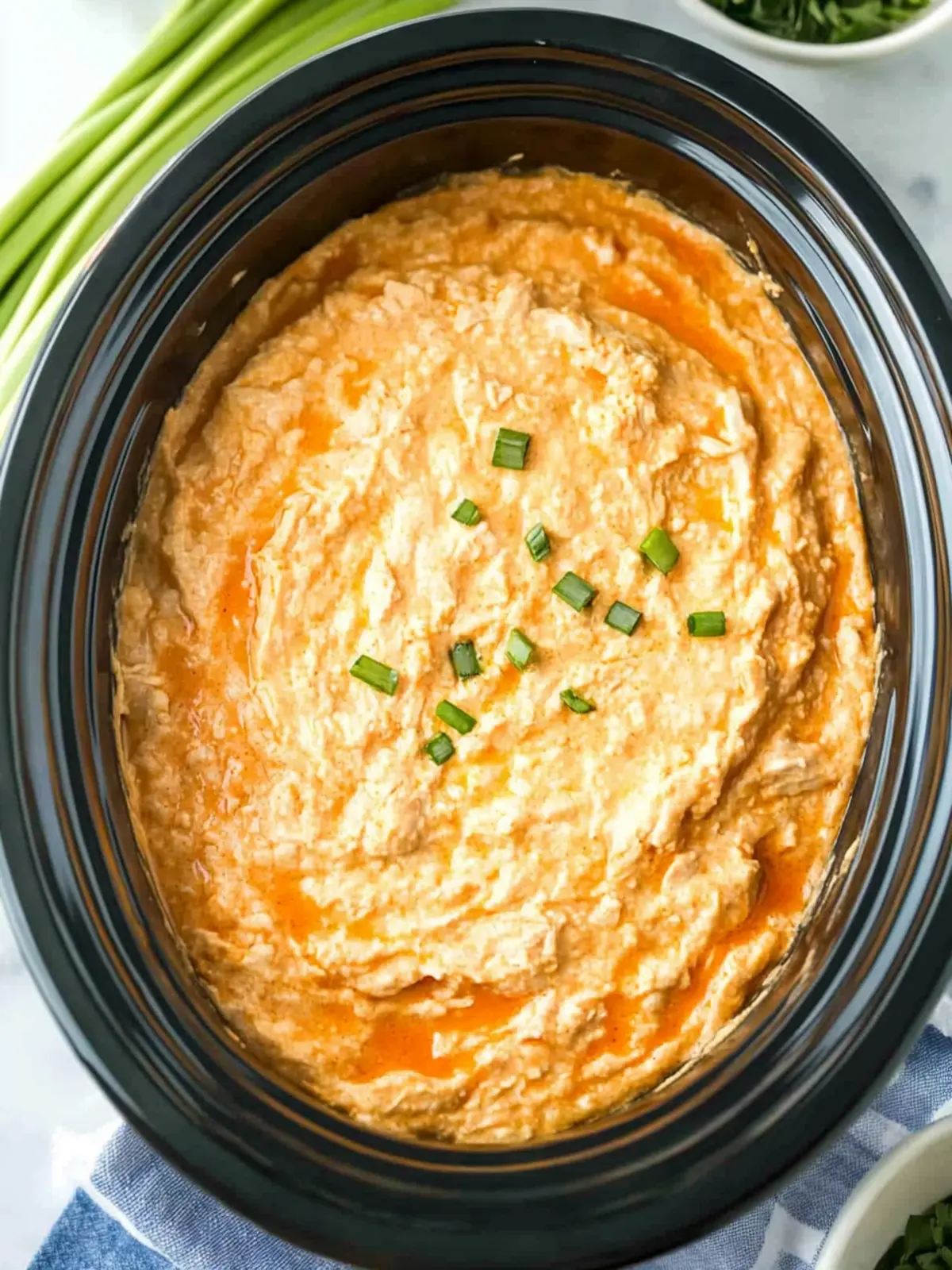 Creamy Crockpot Buffalo Chicken Dip for Effortless Entertaining 3 Crockpot Buffalo Chicken Dip