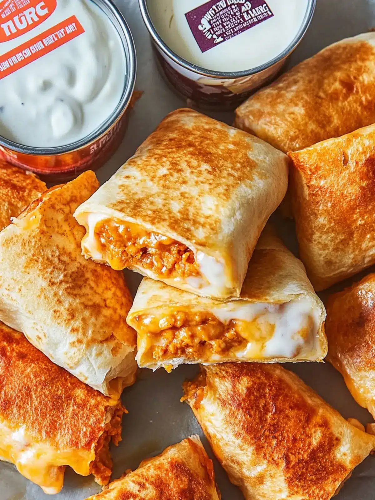 Delicious Copycat Taco Bell Grilled Cheese Burritos Made Easy 4 Copycat Taco Bell Grilled Cheese Burritos