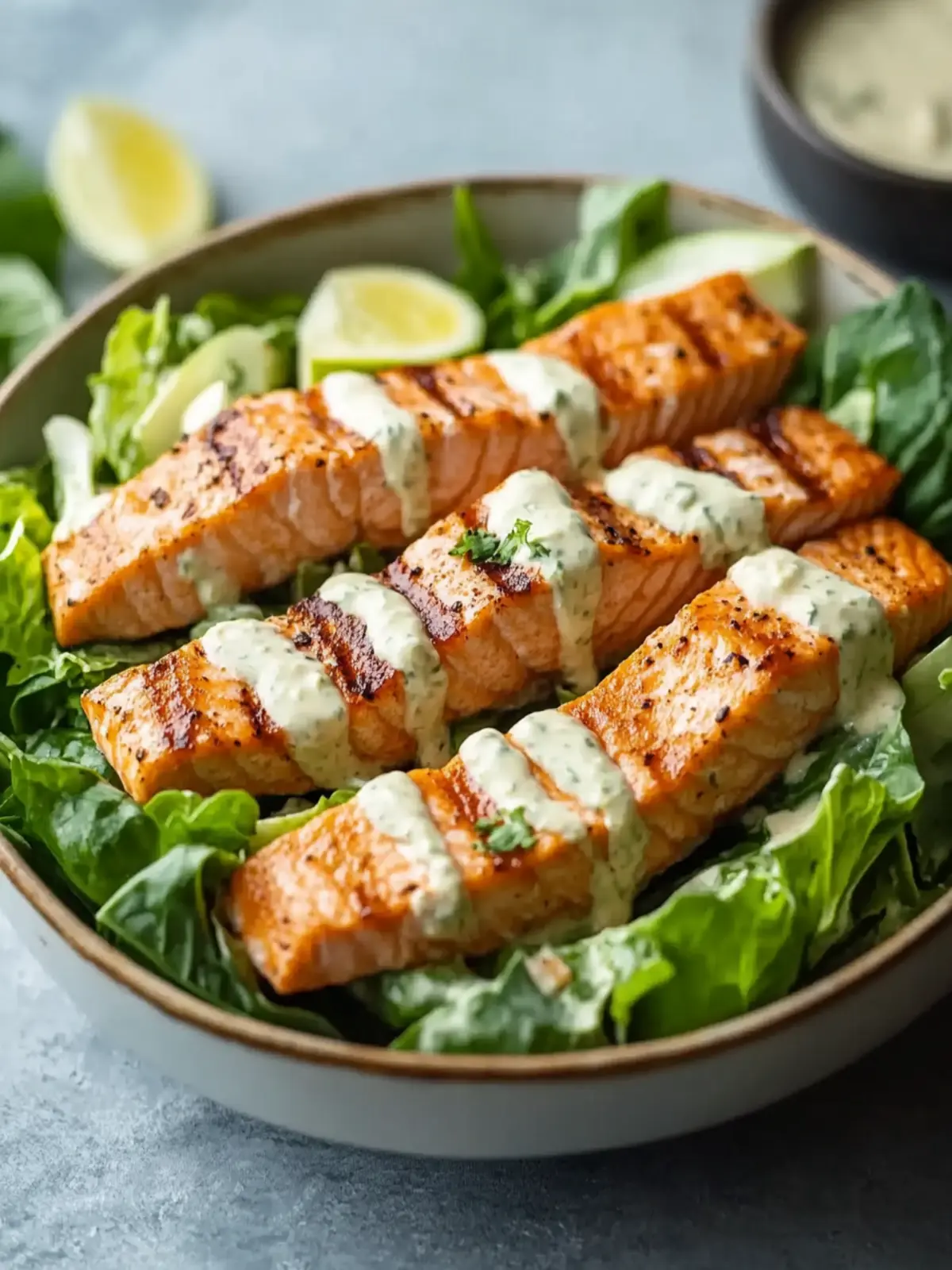 Salmon Caesar Salad