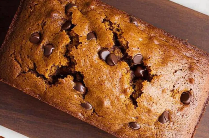 Pumpkin Chocolate Chip Bread