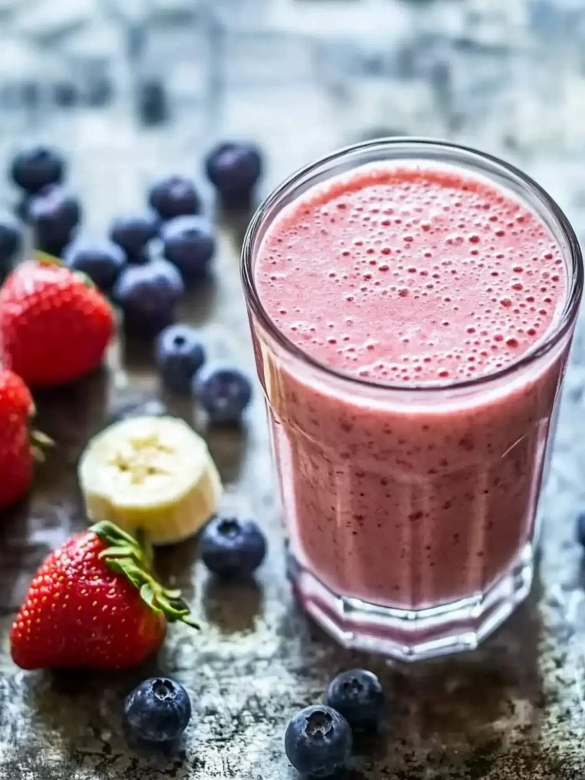 Creamy Banana Berry Smoothie to Energize Your Day 2 Banana Berry Smoothie