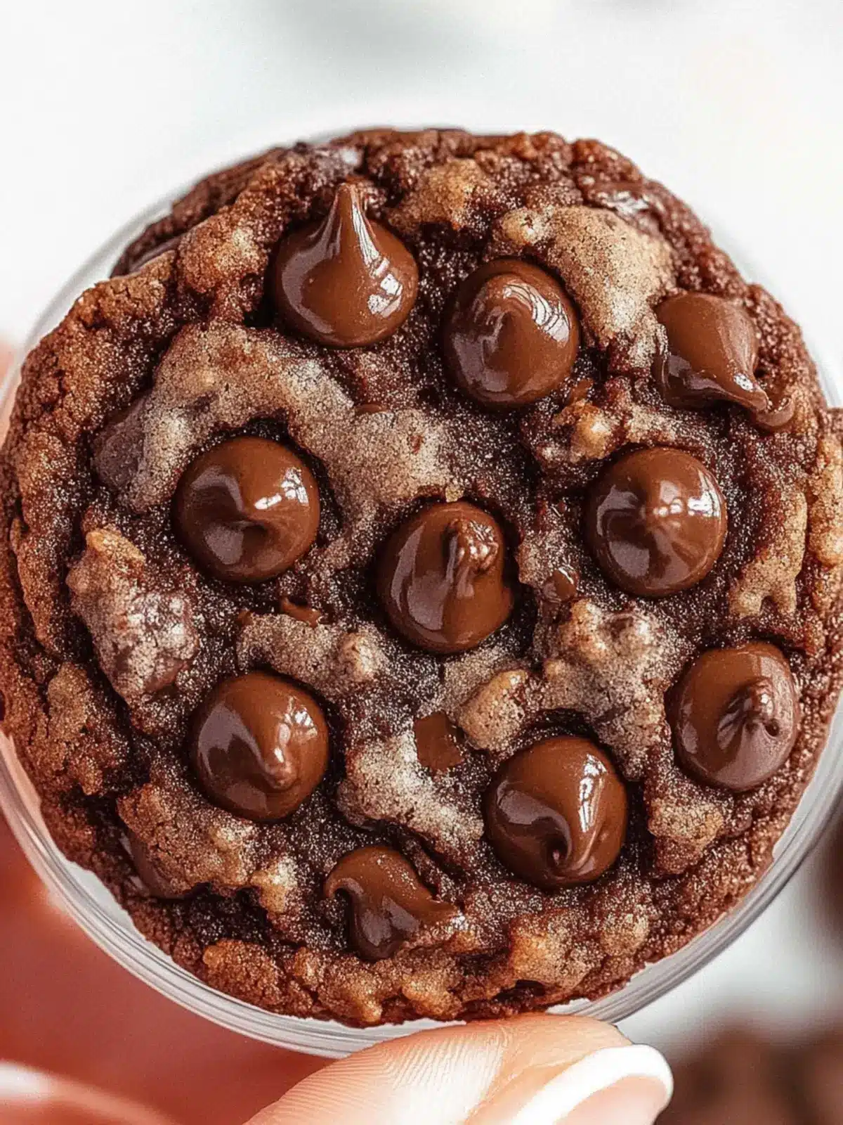 Chewy Double Chocolate Chip Cookies