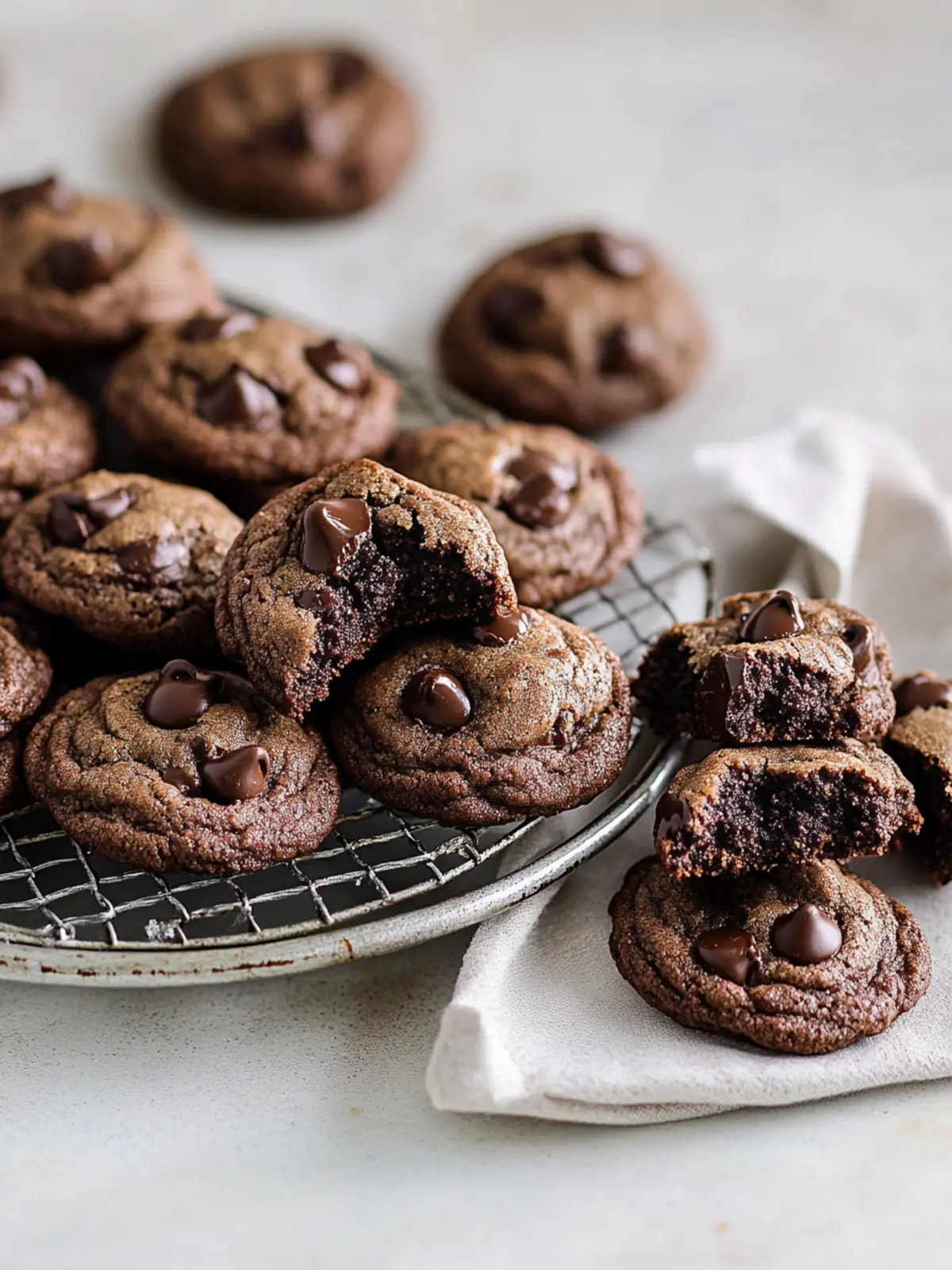 Double Chocolate Chip Cookies