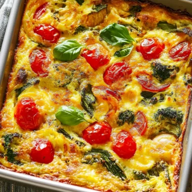 Vegetable Supreme Egg Bake