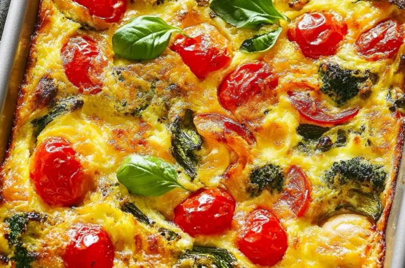 Vegetable Supreme Egg Bake
