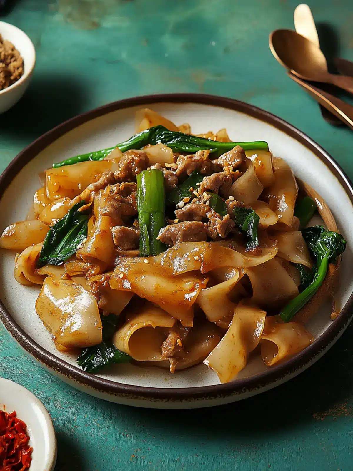 Delicious Pad See Ew: Simple Thai Noodles with Flank Steak 3 Pad See Ew