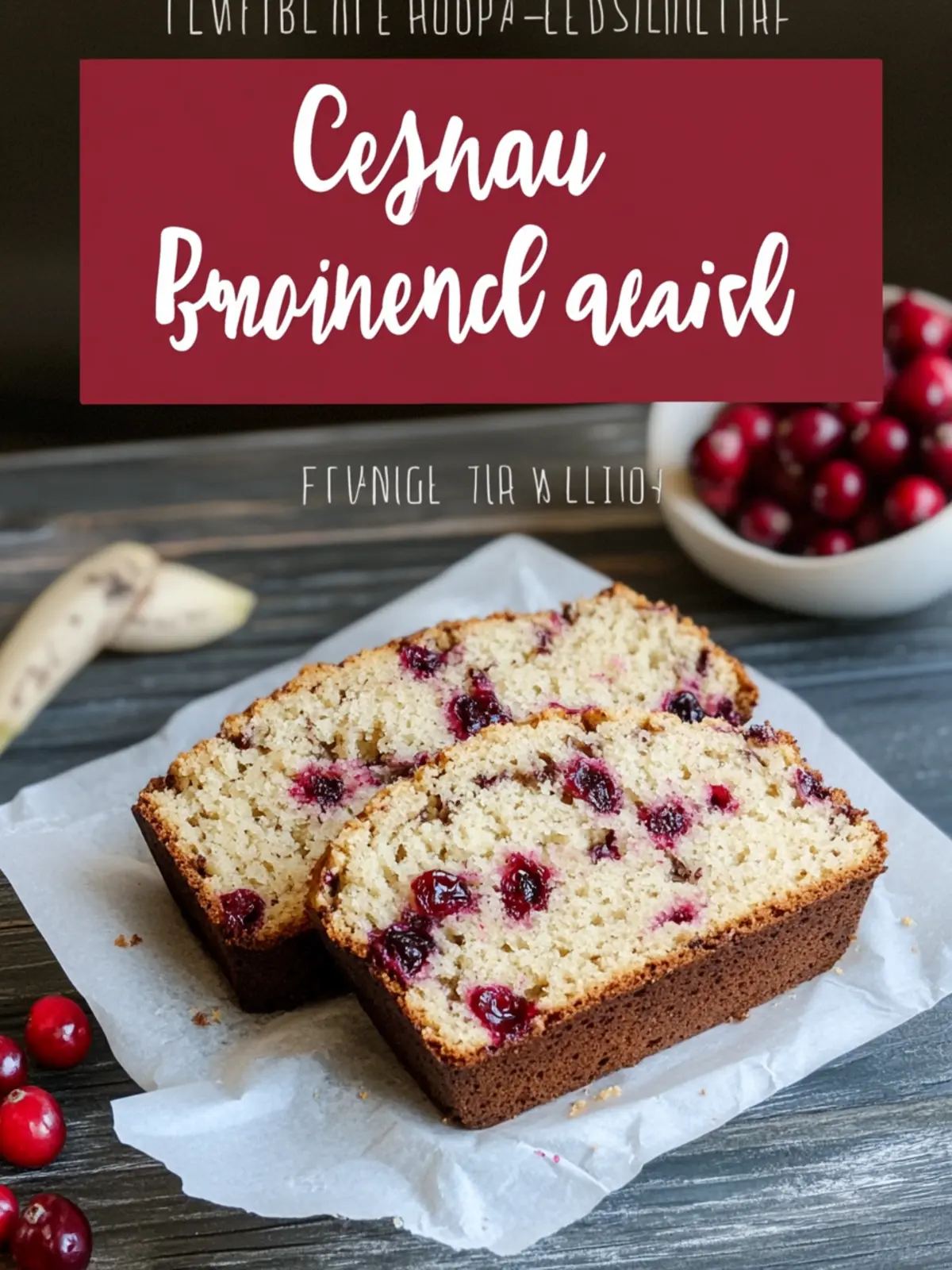 Cranberry Banana Bread