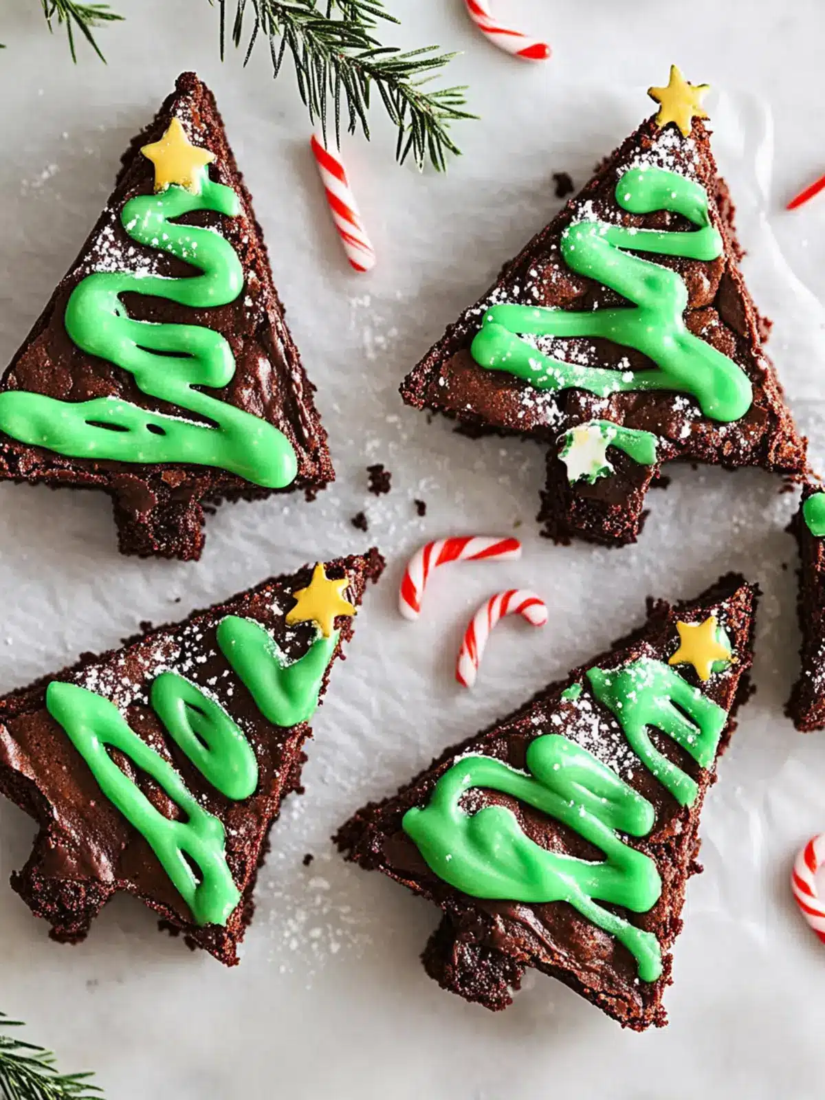 Delicious Christmas Tree Brownies Kids Will Love to Decorate 4 Christmas Tree Brownies