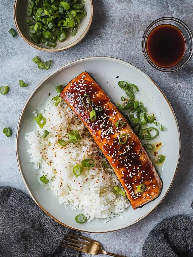 Spicy Broiled Korean Salmon
