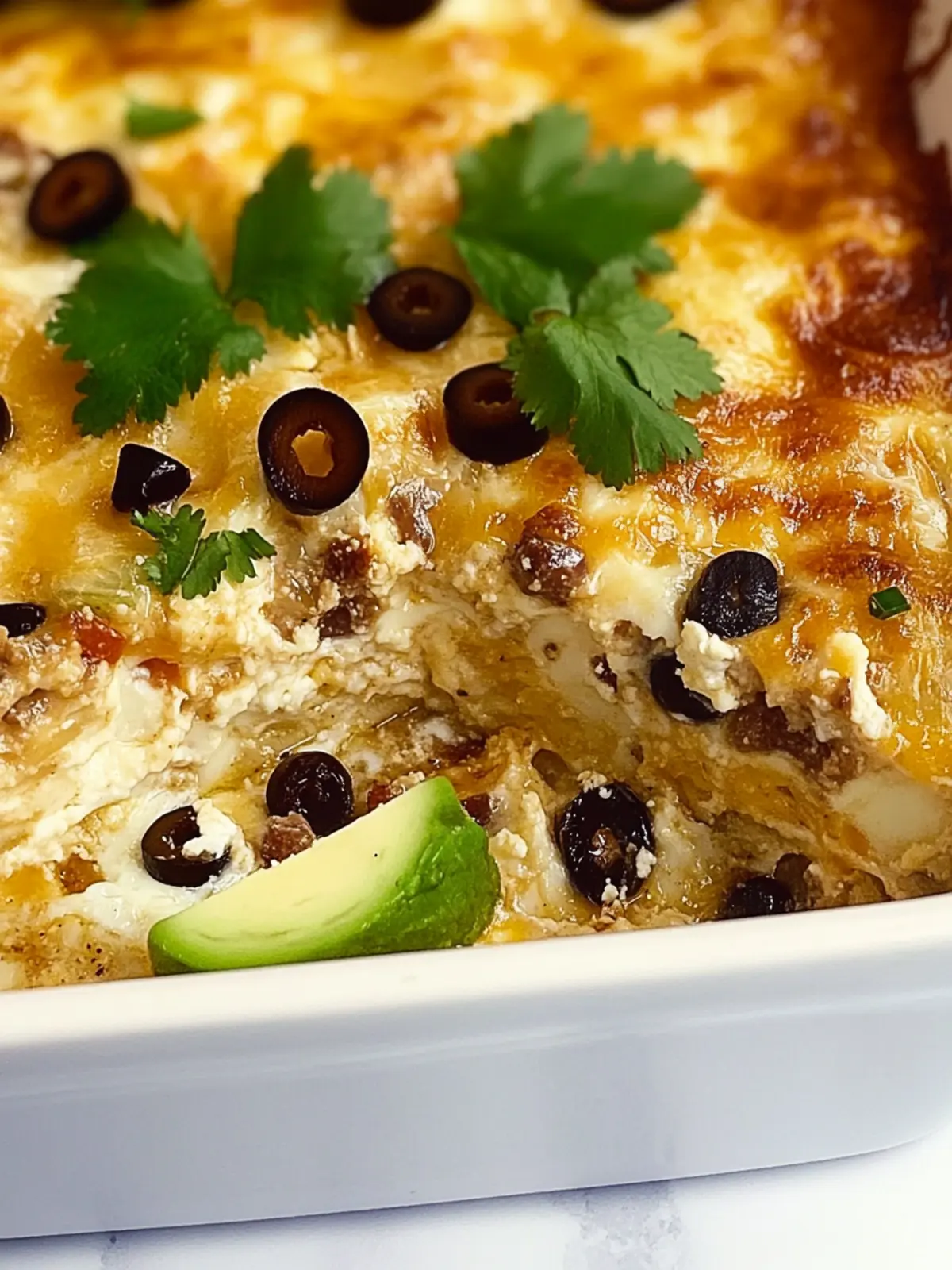 Breakfast Burrito Egg Casserole