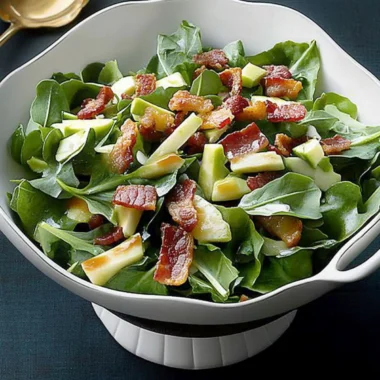 Greens with Hot Bacon Dressing for a Flavor-Packed Delight 10 Greens with Hot Bacon Dressing