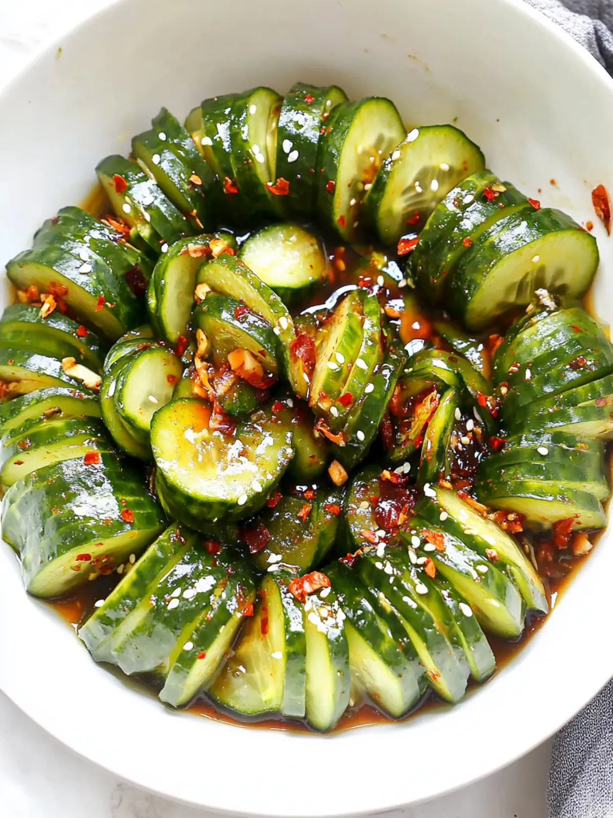 Spicy Asian Cucumber Salad That Dazzles Your Taste Buds 4 Spicy Asian Cucumber Salad