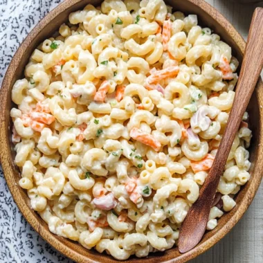 Hawaiian Plate Lunch Mac Salad