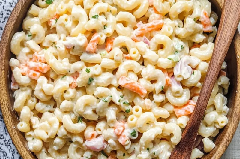 Hawaiian Plate Lunch Mac Salad
