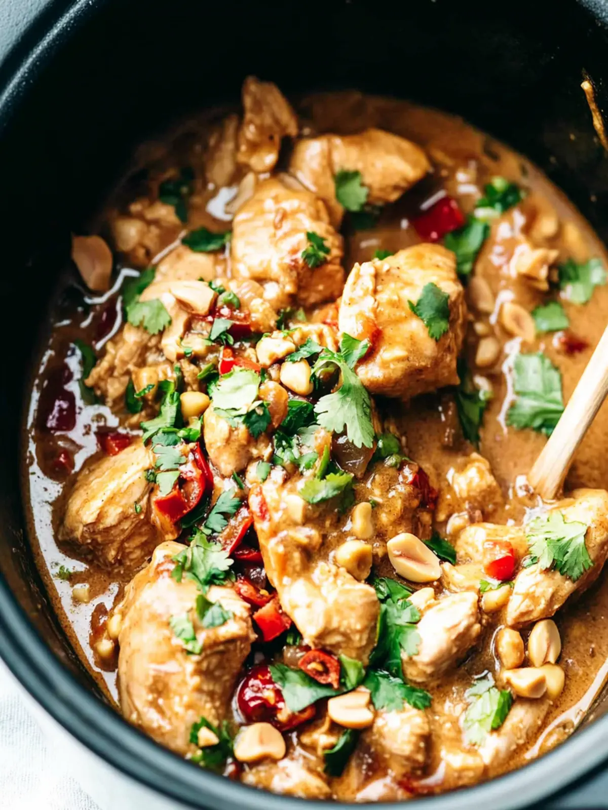Irresistible Slow Cooker Thai Peanut Chicken in No Time 4 Slow Cooker Thai Peanut Chicken