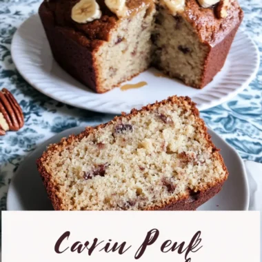 Caramel Pecan Banana Bread